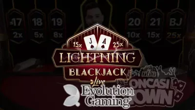 Evolution Gaming사에서 'Electrifying Lightning Blackjack' 출시